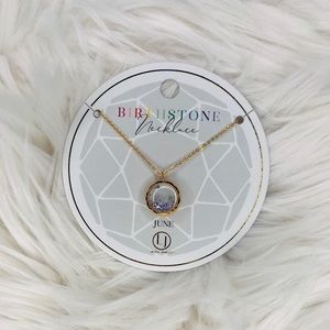 Laura Janelle June Birthstone Necklace